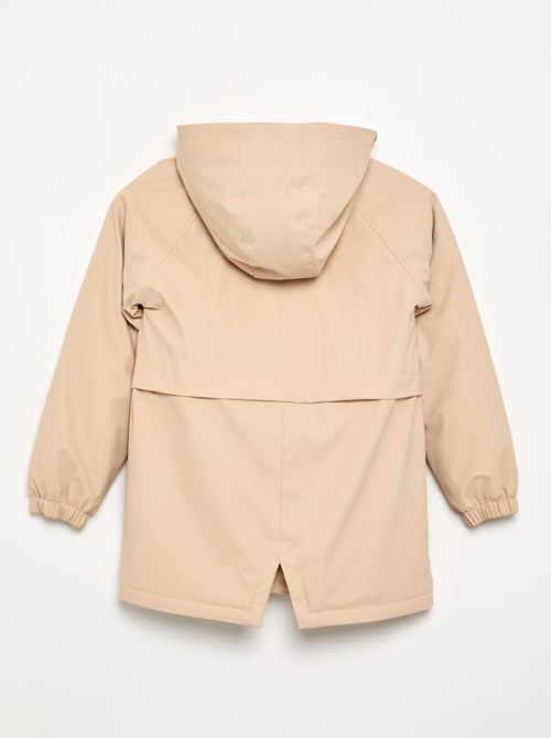 Parka forrada de pelo sintético - Kiabi