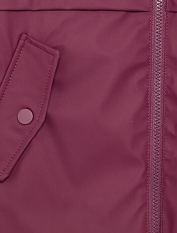 Parka forrada de pelo sintético