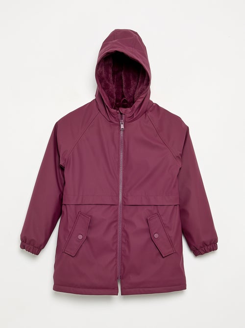 Parka forrada de pelo sintético - Kiabi Parka forrada de pelo sintético - Kiabi