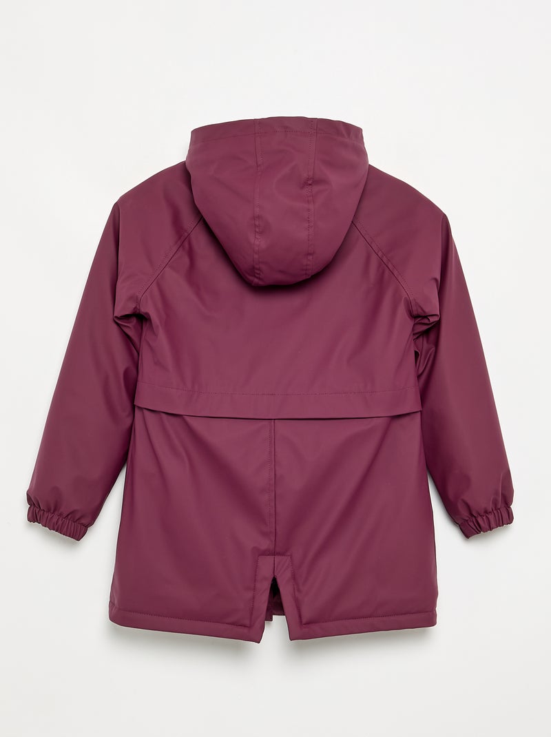 Parka forrada de pelo sintético Purpura - Kiabi