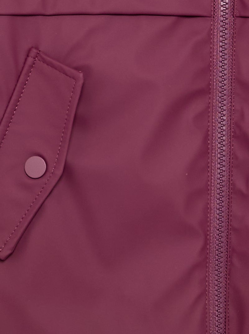 Parka forrada de pelo sintético Purpura - Kiabi