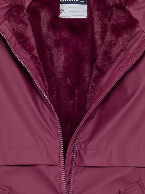 Parka forrada de pelo sintético - Kiabi Parka forrada de pelo sintético - Kiabi