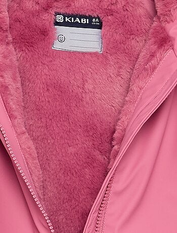 Parka forrada de pelo sintético