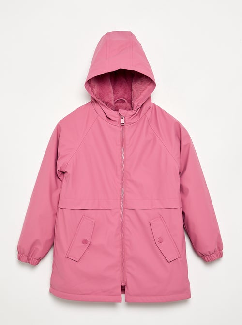 Parka forrada de pelo sintético - Kiabi