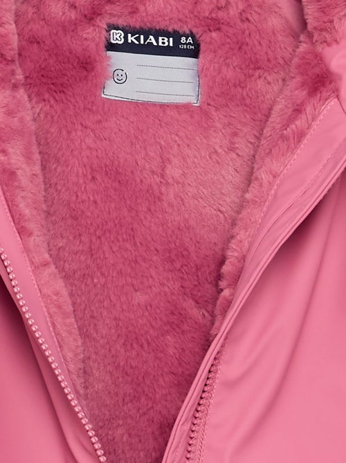 Parka forrada de pelo sintético - Kiabi