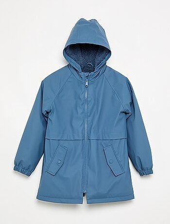 Parka forrada efecto borreguillo