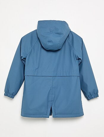 Parka forrada efecto borreguillo