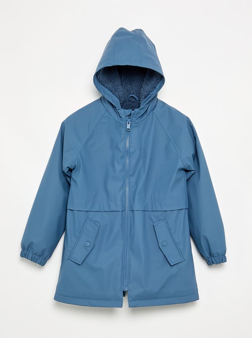 Parka forrada efecto borreguillo - Kiabi