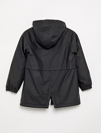Parka forrada efecto borreguillo