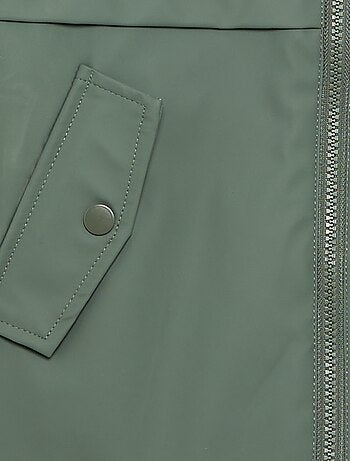 Parka forrada efecto borreguillo