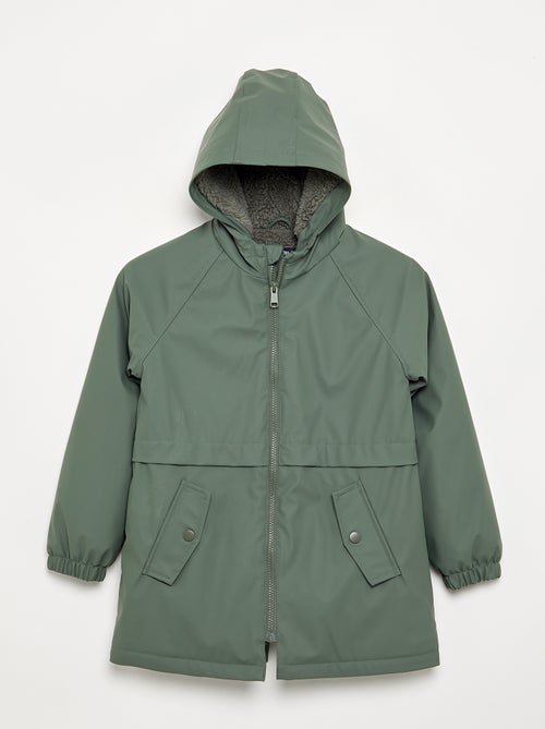 Parka forrada efecto borreguillo - Kiabi Parka forrada efecto borreguillo - Kiabi