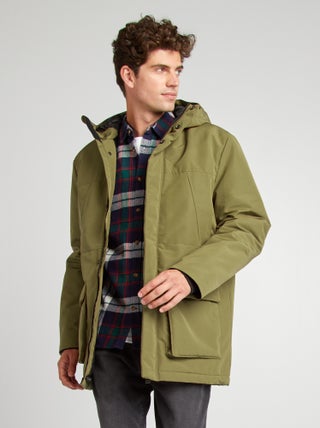 Parka gruesa con capucha