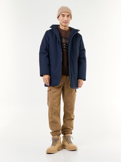 Parka hidrófuga con capucha - Kiabi Parka hidrófuga con capucha - Kiabi