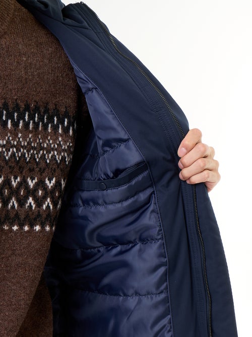 Parka hidrófuga con capucha - Kiabi Parka hidrófuga con capucha - Kiabi