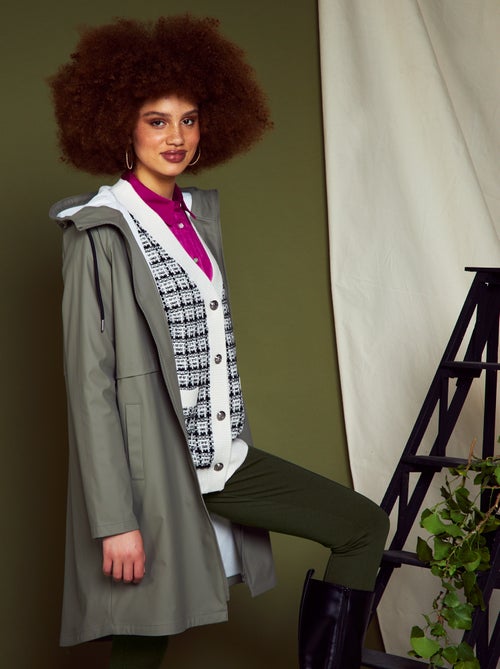 Parka hidrófuga con capucha - Kiabi