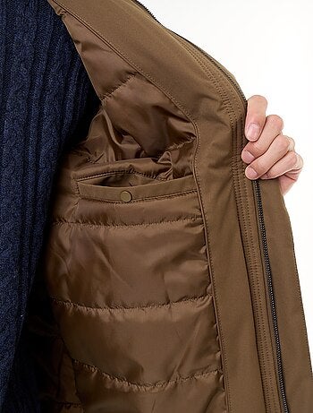 Parka hidrófuga con capucha