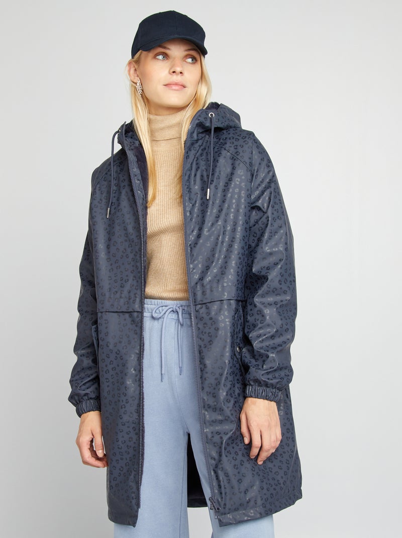 Parka impermeable AZUL - Kiabi
