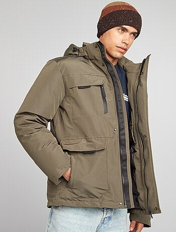 Parka impermeable con capucha