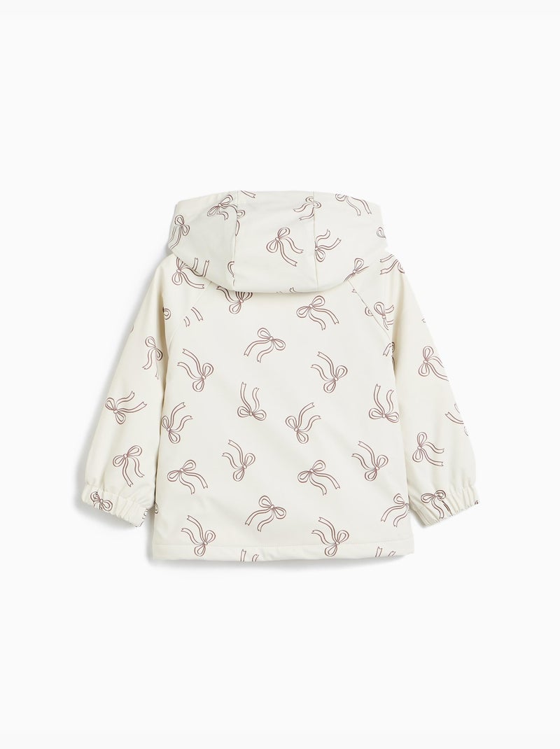Parka impermeable con capucha, mo fashion Blanco - Kiabi