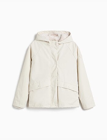 Parka impermeable con capucha, mo fashion