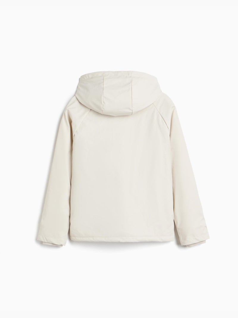 Parka impermeable con capucha, mo fashion Gris - Kiabi