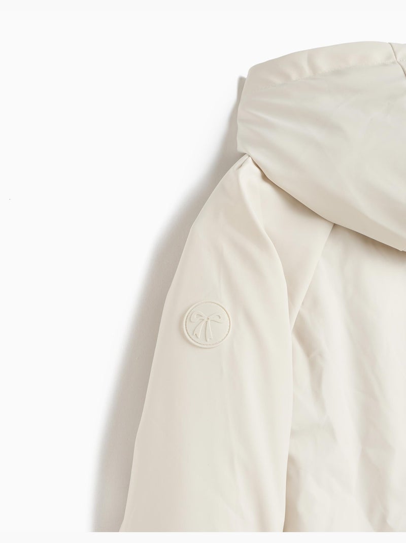 Parka impermeable con capucha, mo fashion Gris - Kiabi