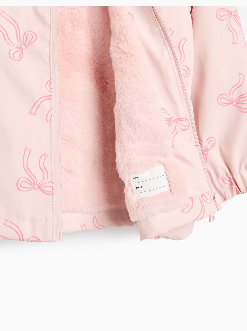 Parka impermeable con capucha, mo fashion Rosa - Kiabi