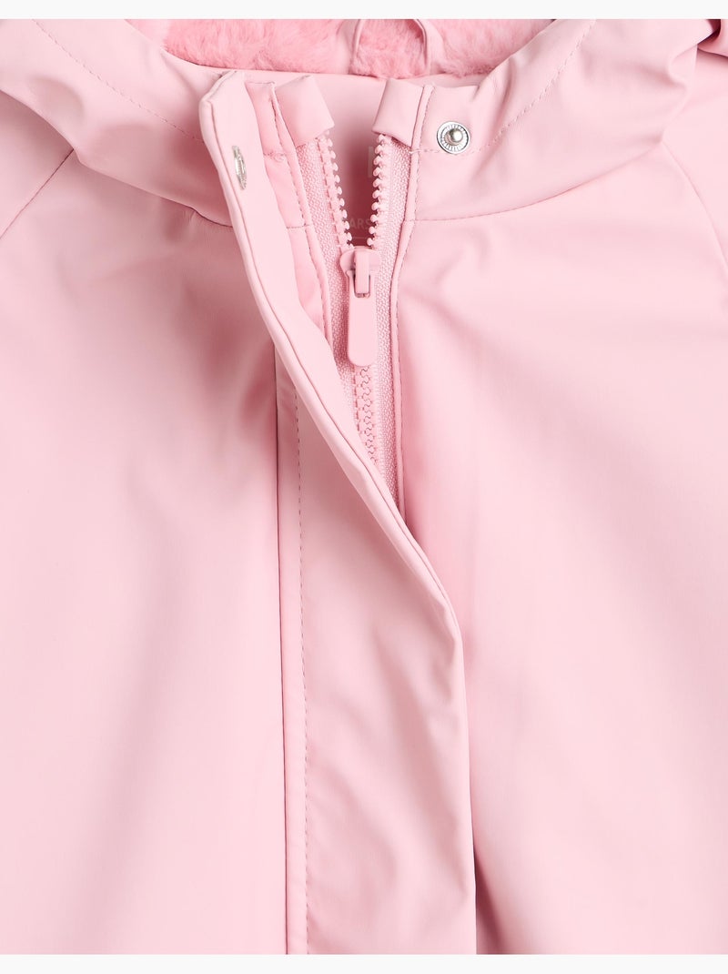 Parka impermeable con capucha, mo fashion Rosa - Kiabi