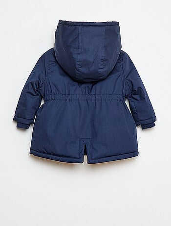 Parka impermeable con capucha
