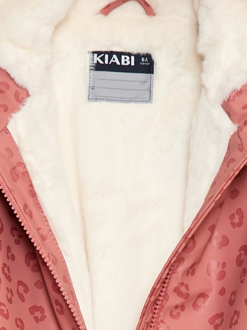 Parka impermeable con capucha totalmente forrada - Kiabi