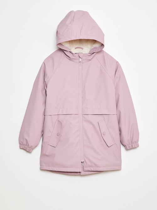 Parka impermeable con capucha totalmente forrada - Kiabi
