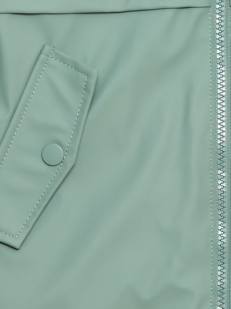 Parka impermeable con capucha totalmente forrada Verde - Kiabi