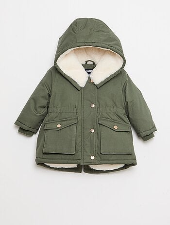 Parka impermeable con capucha