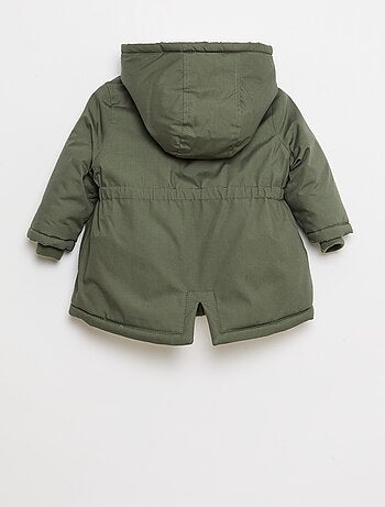 Parka impermeable con capucha