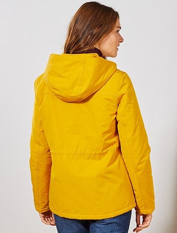 Parka impermeable con interior acolchado - Kiabi