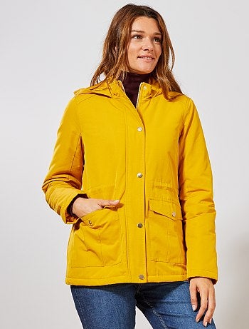 Parka impermeable con interior acolchado - Kiabi