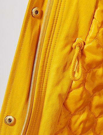 Parka impermeable con interior acolchado - Kiabi