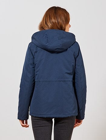 Parka impermeable con interior acolchado - Kiabi
