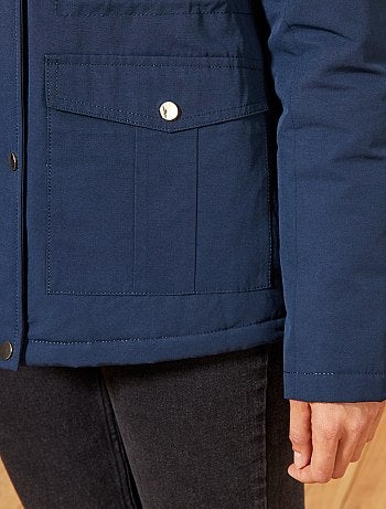 Parka impermeable con interior acolchado - Kiabi