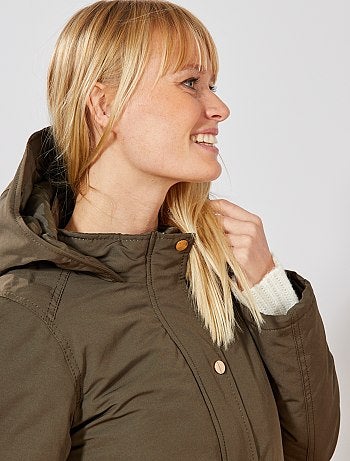 Parka impermeable con interior acolchado - Kiabi