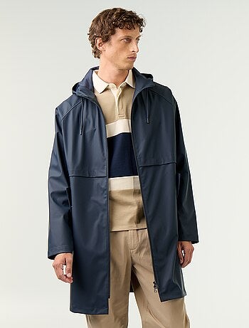 Parka impermeable larga