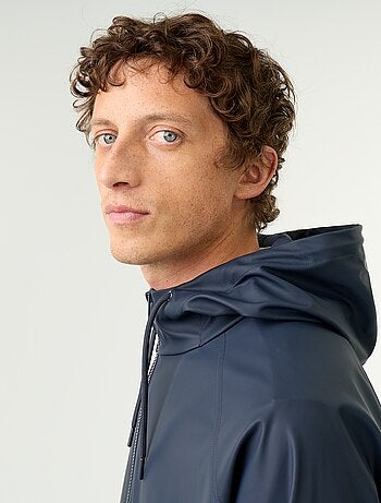 Parka impermeable larga
