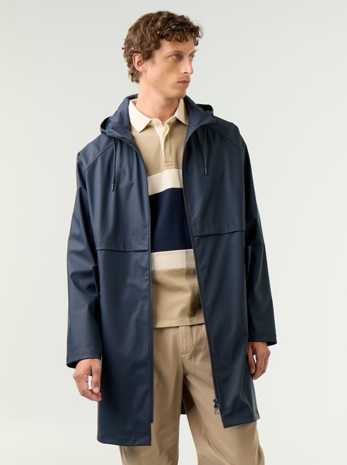 Parka impermeable larga - Kiabi