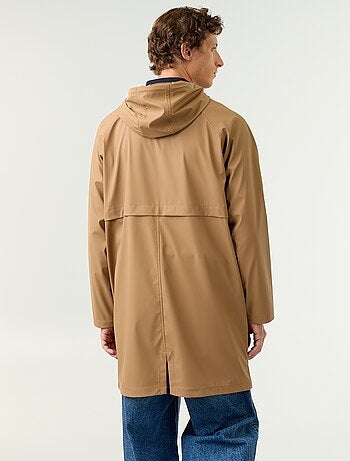 Parka impermeable larga