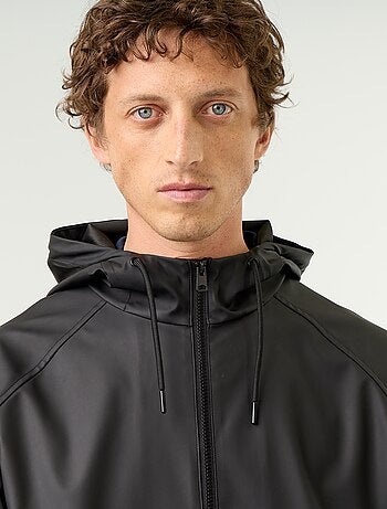 Parka impermeable larga