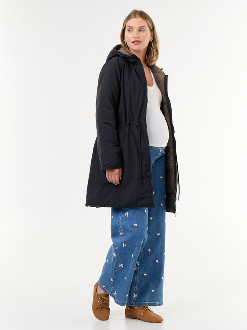 Parka larga acolchada con capucha - Kiabi Parka larga acolchada con capucha - Kiabi