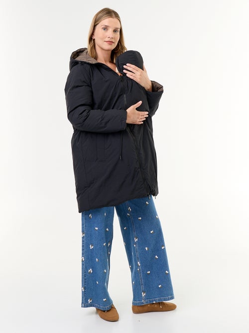 Parka larga acolchada con capucha - Kiabi Parka larga acolchada con capucha - Kiabi