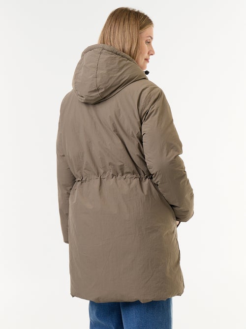 Parka larga acolchada con capucha - Kiabi Parka larga acolchada con capucha - Kiabi