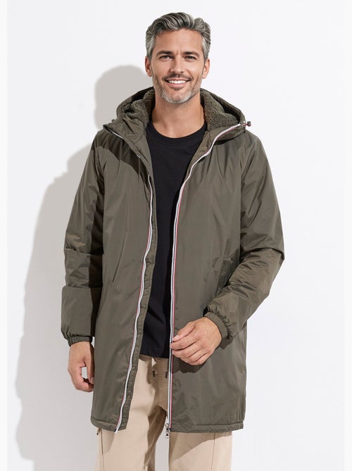 Parka larga, cálida y repelente al agua. - Kiabi