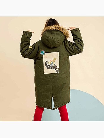 Parka Larga Caqui para Mujer | Tallas XS-XL | ROCK & PEACE